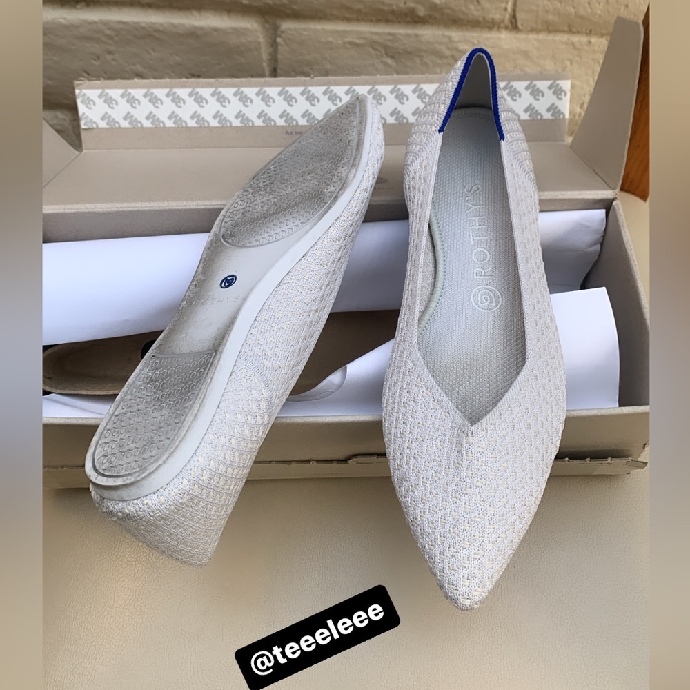 White Rothy’s worn 3 times